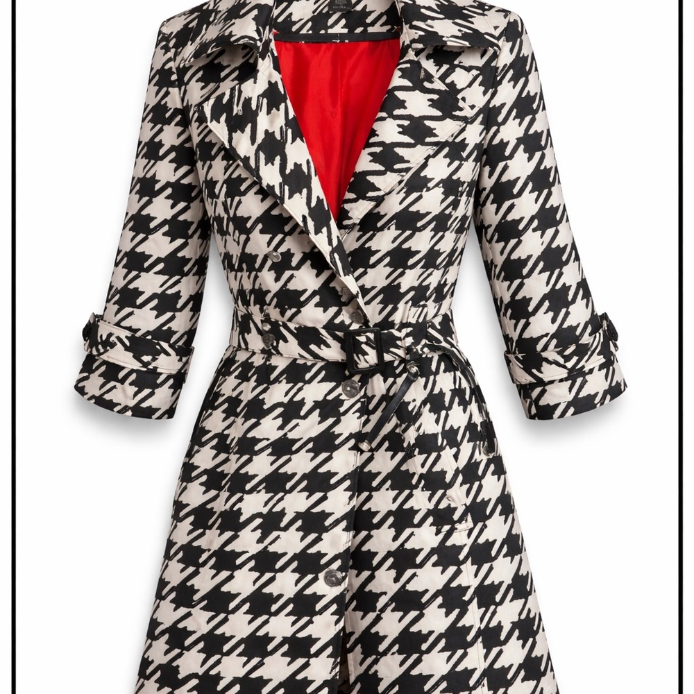 Robert Louis Zebra Print Jacket with Red Accent